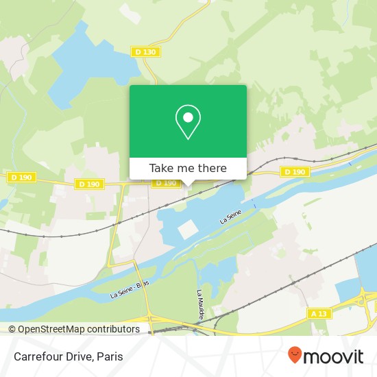 Carrefour Drive map