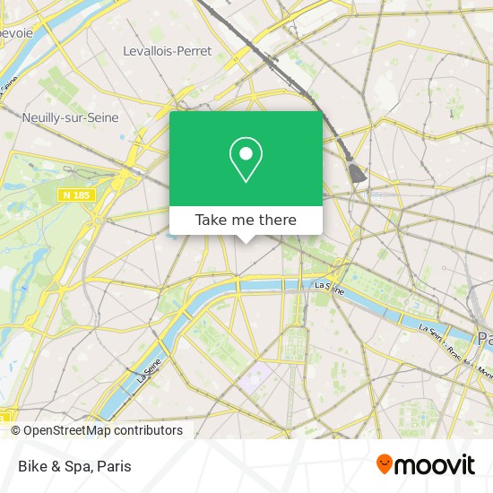 Bike & Spa map