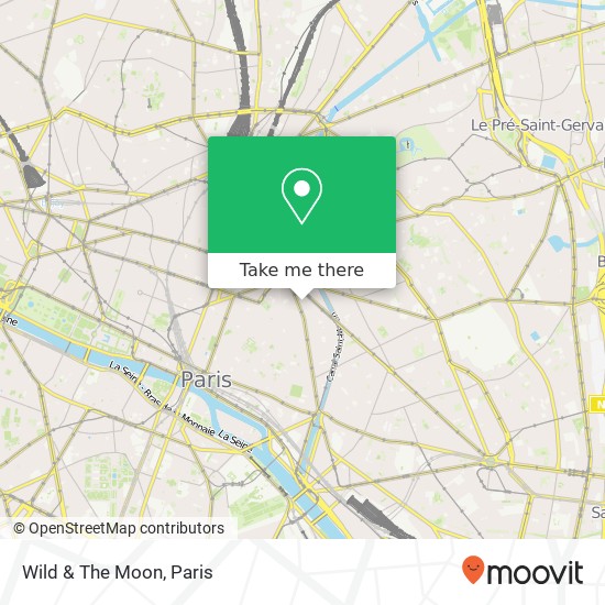 Mapa Wild & The Moon