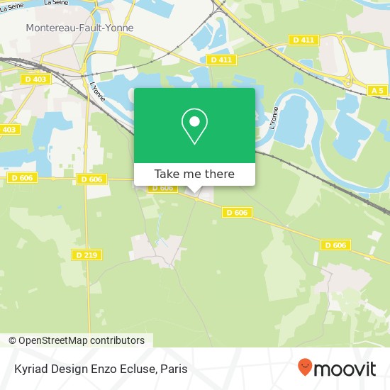 Kyriad Design Enzo Ecluse map