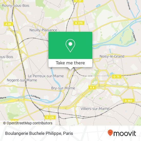 Mapa Boulangerie Buchele Philippe
