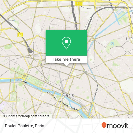 Poulet Poulette map