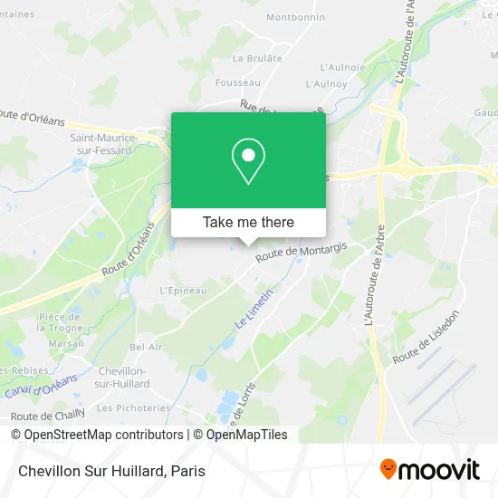 Chevillon Sur Huillard map