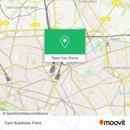 Mapa Gym Suedoise