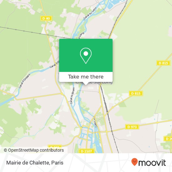 Mairie de Chalette map