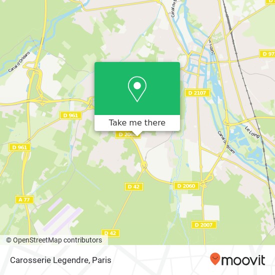 Carosserie Legendre map