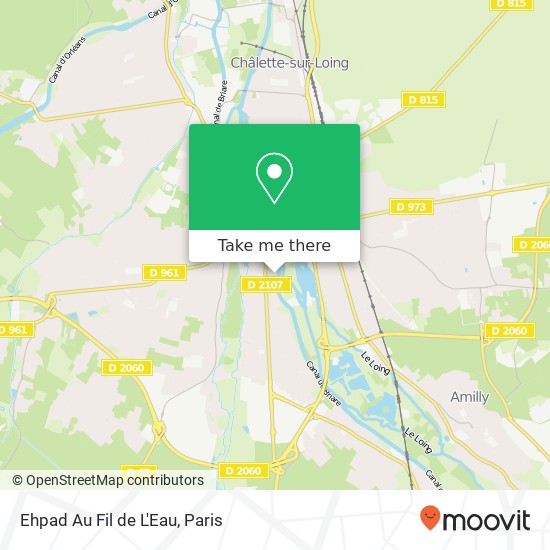 Ehpad Au Fil de L'Eau map