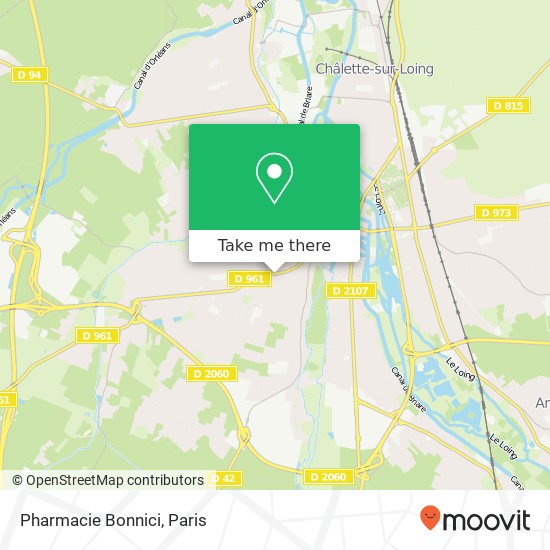 Pharmacie Bonnici map