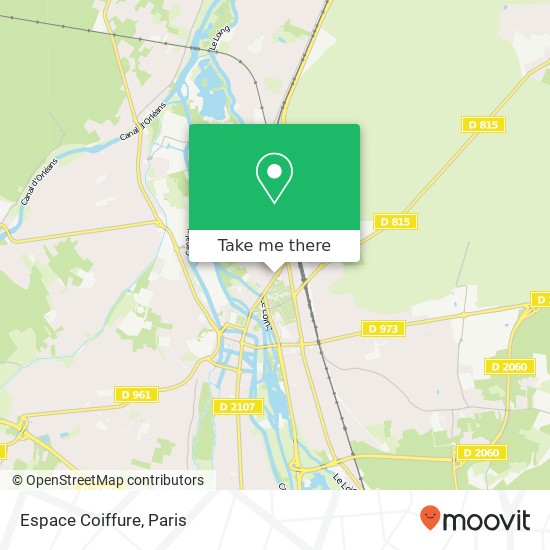 Espace Coiffure map