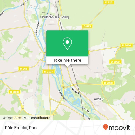 Mapa Pôle Emploi