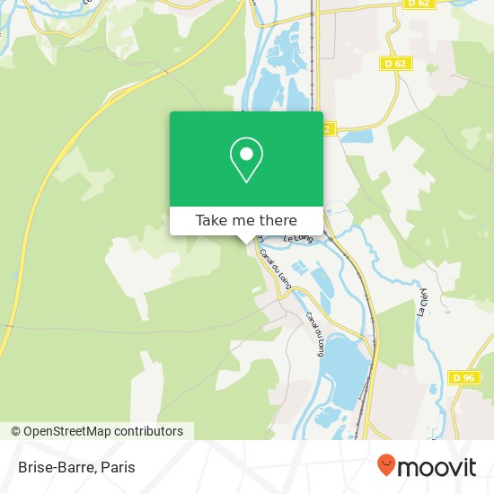 Mapa Brise-Barre