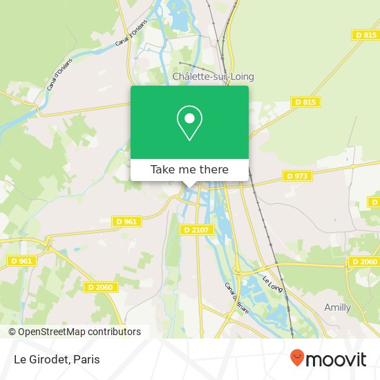 Le Girodet map