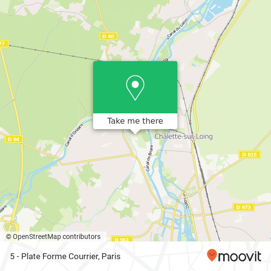 5 - Plate Forme Courrier map