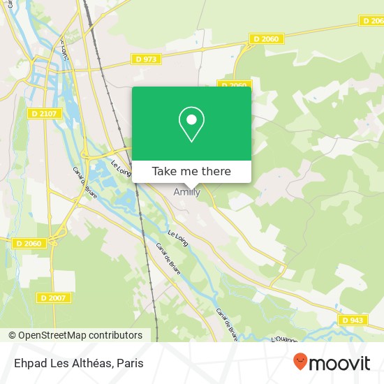 Ehpad Les Althéas map