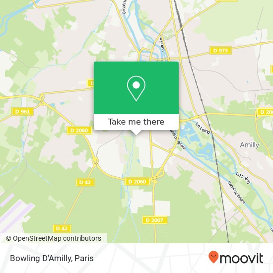 Bowling D'Amilly map