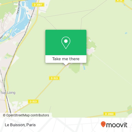 Le Buisson map