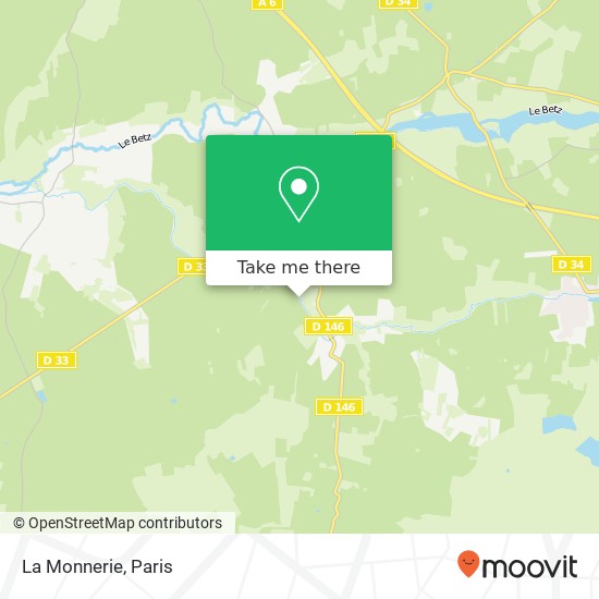 La Monnerie map