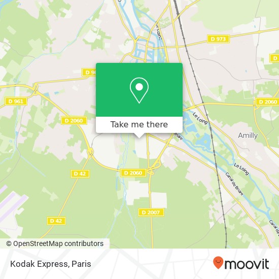 Kodak Express map