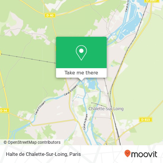 Halte de Chalette-Sur-Loing map