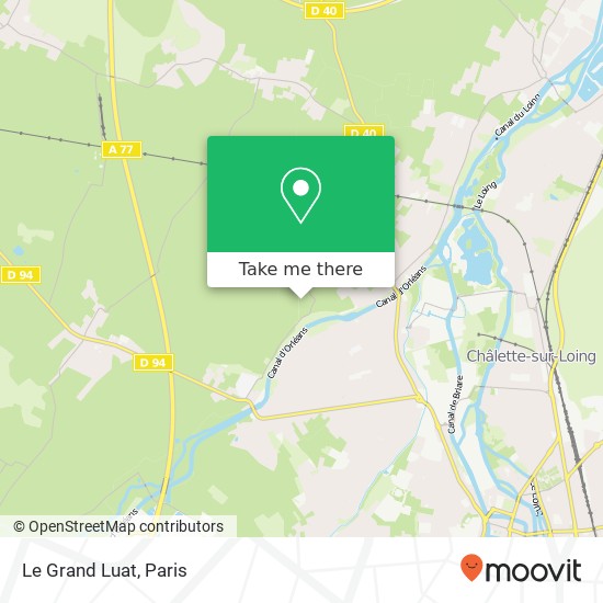 Mapa Le Grand Luat