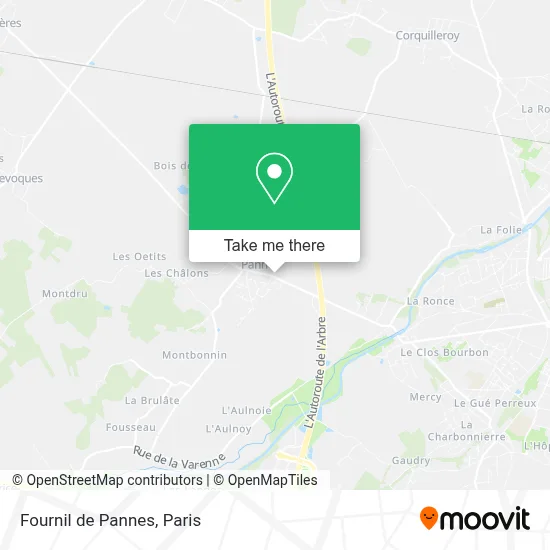 Fournil de Pannes map