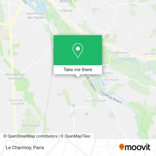 Le Charmoy map