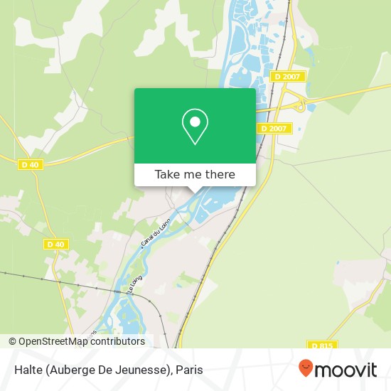 Halte (Auberge De Jeunesse) map