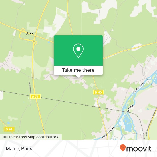 Mairie map