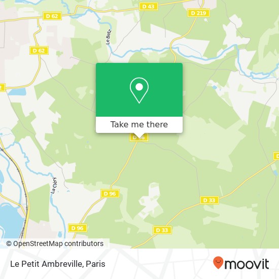 Le Petit Ambreville map
