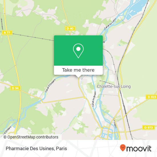 Pharmacie Des Usines map