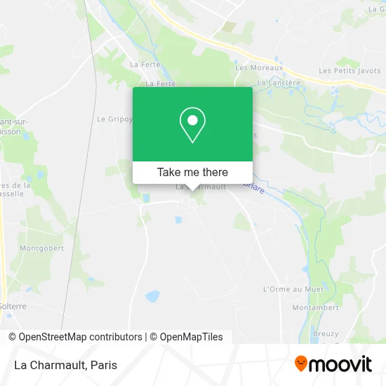 La Charmault map