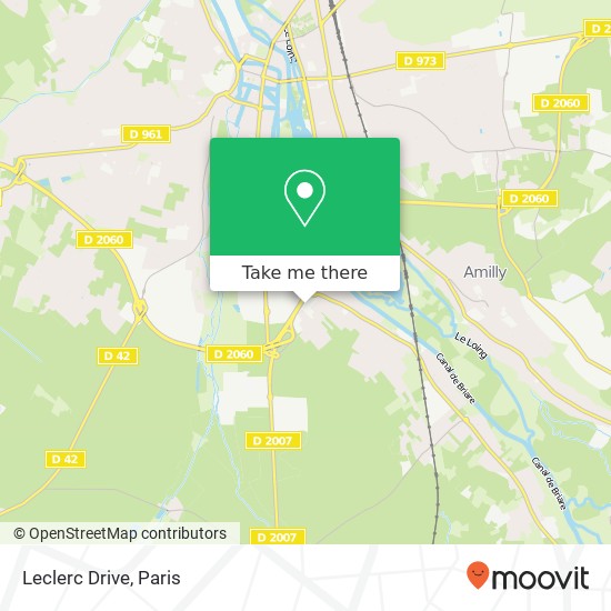 Mapa Leclerc Drive