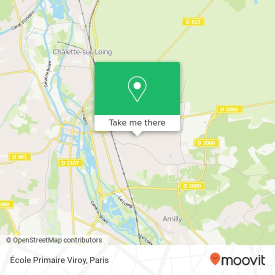 École Primaire Viroy map