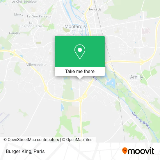 Burger King map