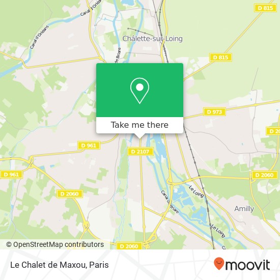 Mapa Le Chalet de Maxou