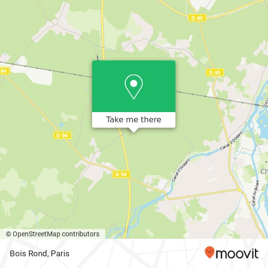 Bois Rond map