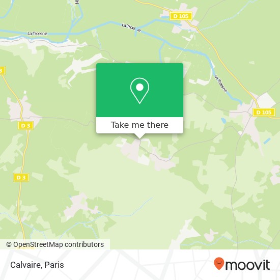 Calvaire map