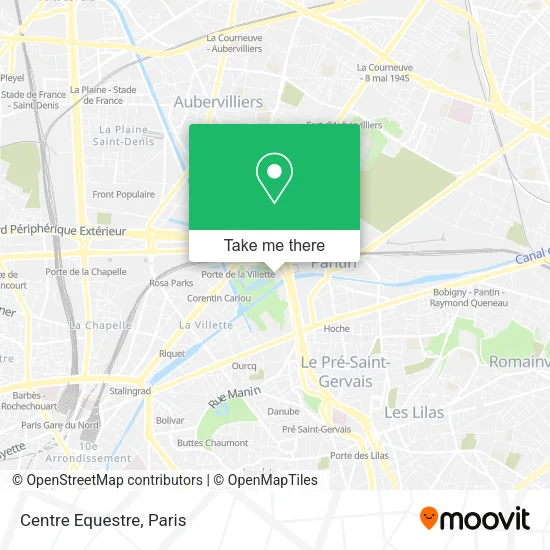 Centre Equestre map