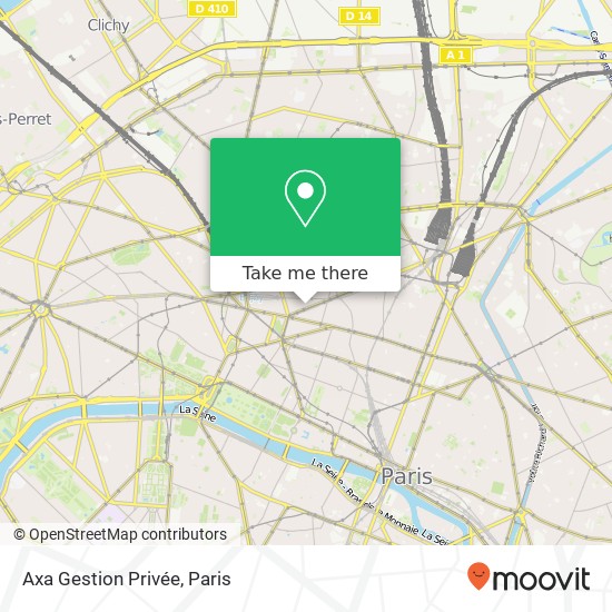 Mapa Axa Gestion Privée