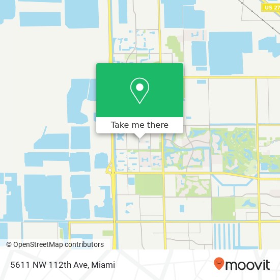 5611 NW 112th Ave map