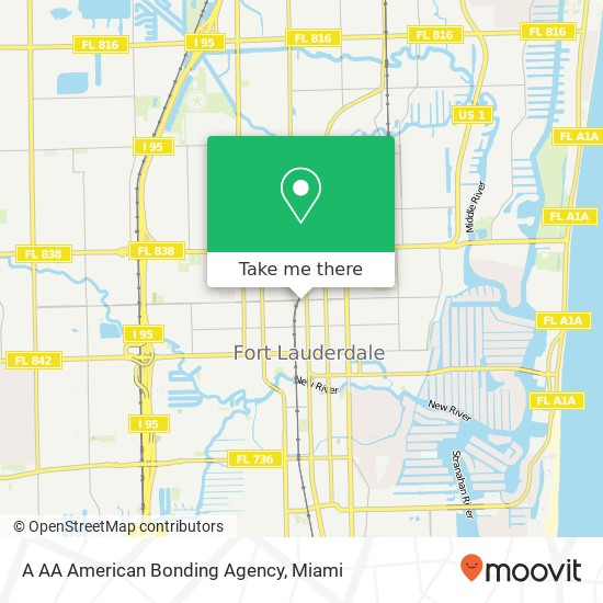 Mapa de A AA American Bonding Agency