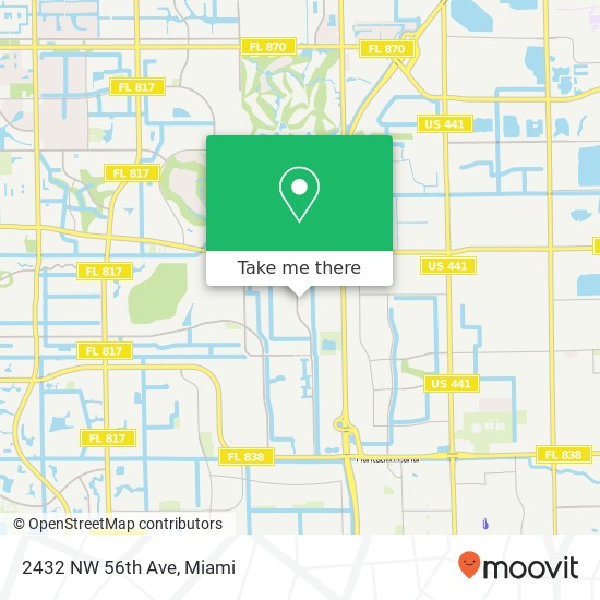 2432 NW 56th Ave map