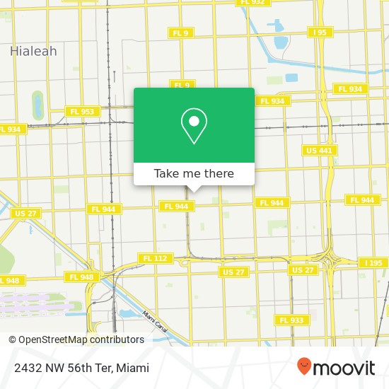 2432 NW 56th Ter map