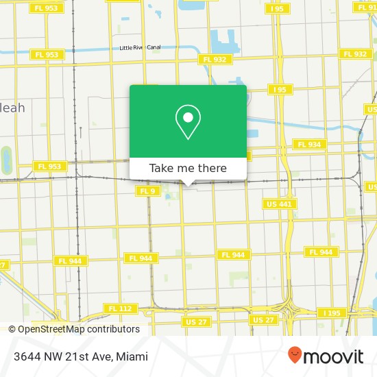 3644 NW 21st Ave map