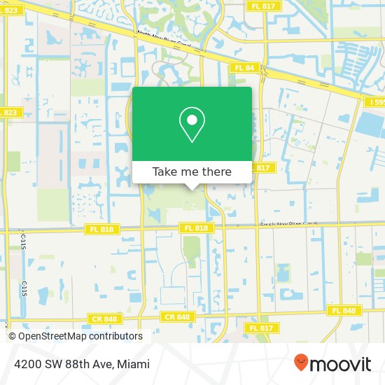 4200 SW 88th Ave map