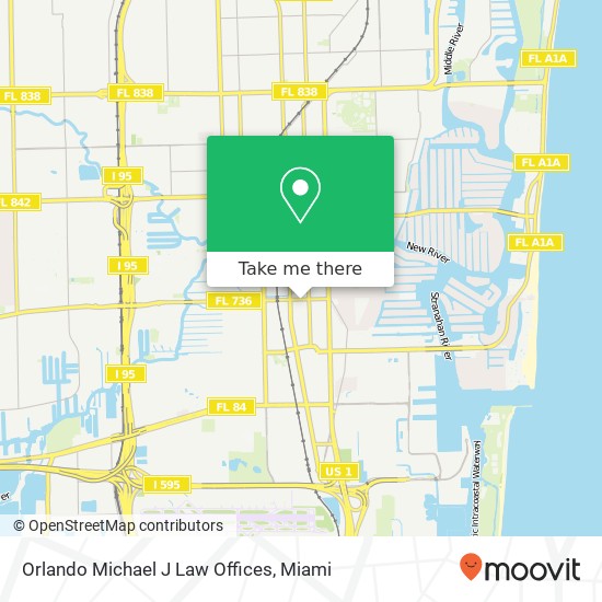 Mapa de Orlando Michael J Law Offices