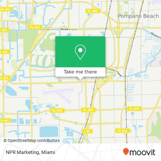 Mapa de NPR Marketing
