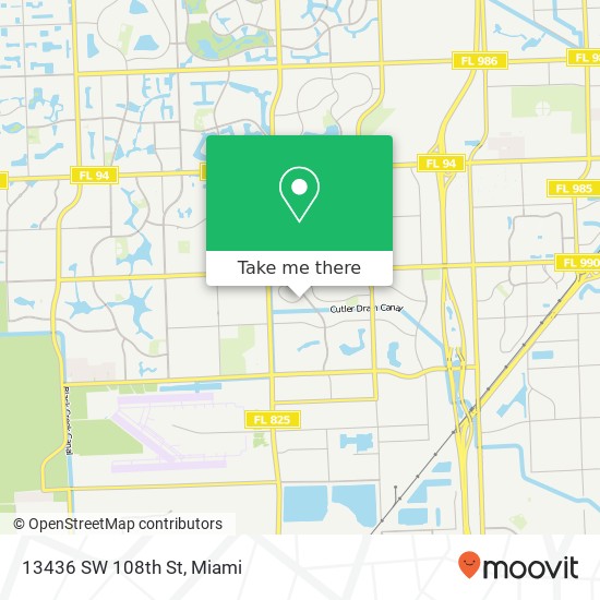 13436 SW 108th St map