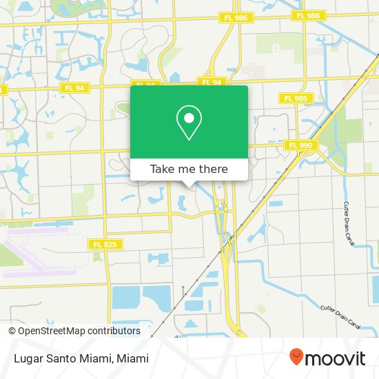Mapa de Lugar Santo Miami