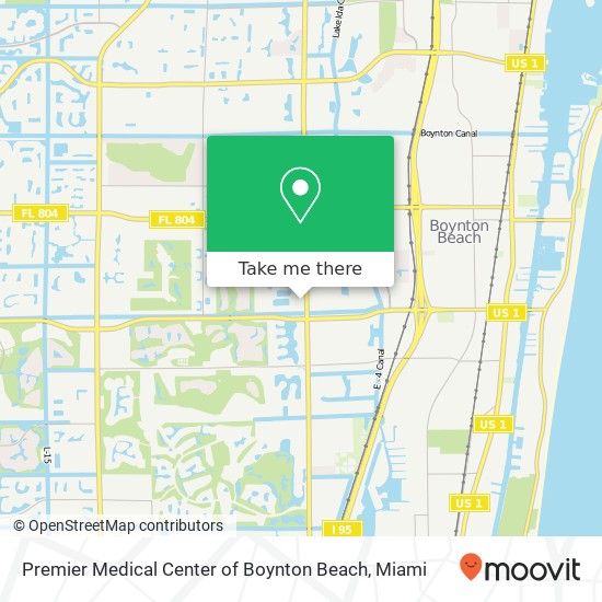 Mapa de Premier Medical Center of Boynton Beach